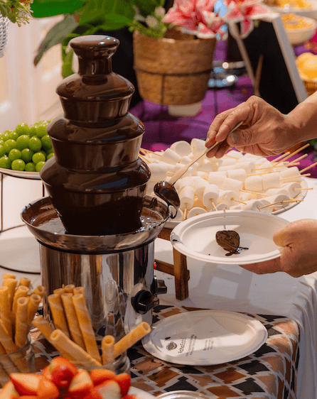Wedding Dome VIP Live Station Chocolate Fountain Catering KL PJ